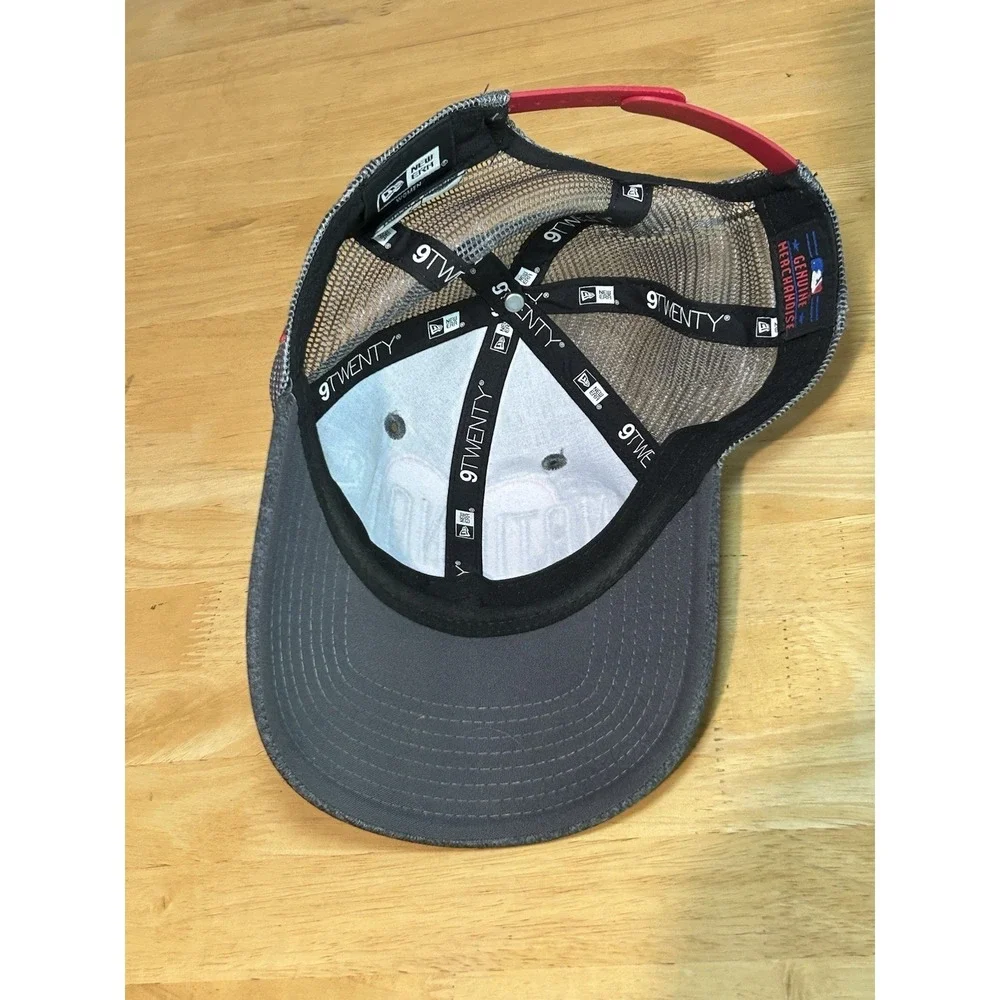 Women's Washington‎ Nationals New Era Graphite Snapped Love 9TWENTY Adjustable